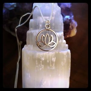 Lotus flower necklace